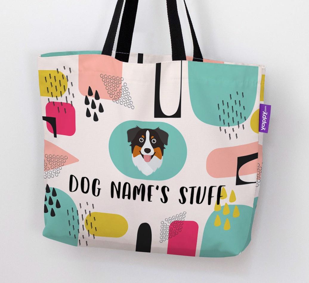 Personalised {dogsName} 'Stuff' Canvas Bag