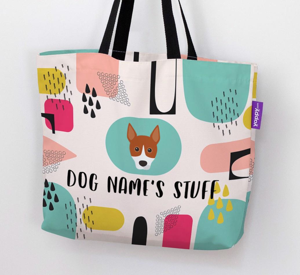 Personalized {dogsName} 'Stuff' Canvas Bag