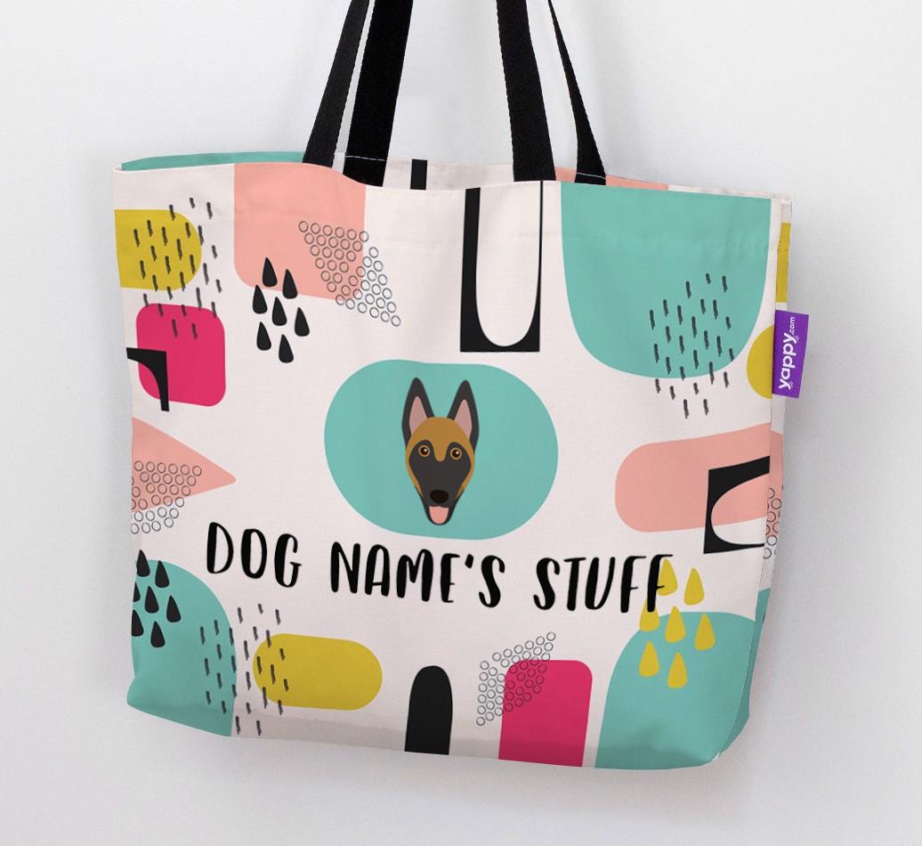 Personalised {dogsName} 'Stuff' Canvas Bag