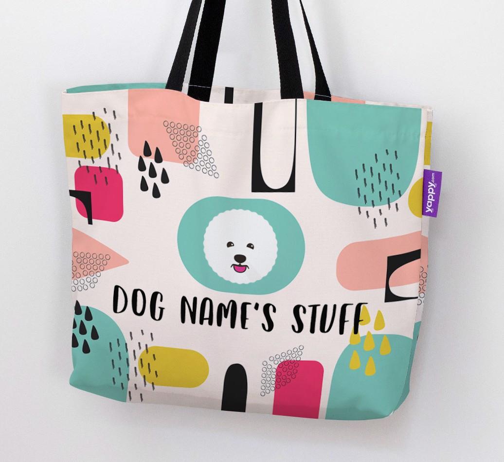 Personalised {dogsName} 'Stuff' Canvas Bag