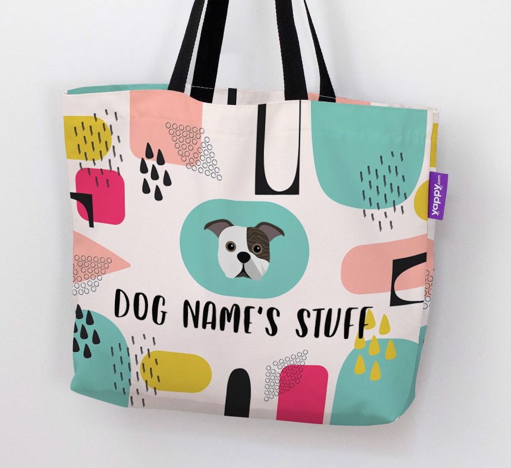 Personalized {dogsName} 'Stuff' Canvas Bag
