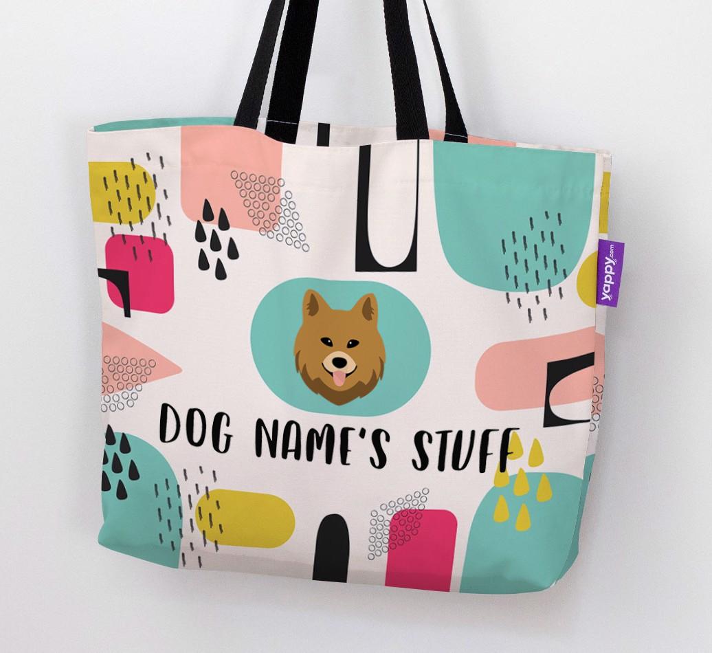 Personalized {dogsName} 'Stuff' Canvas Bag