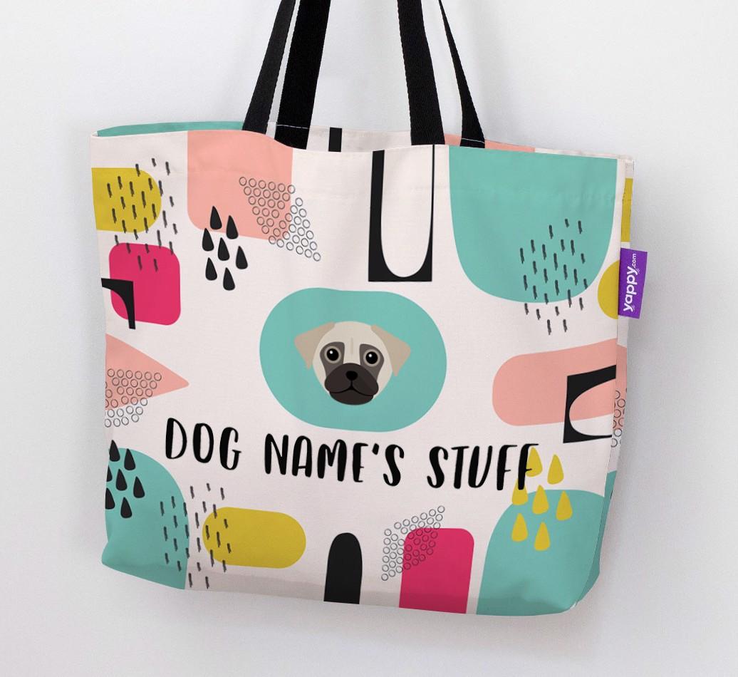 Personalized {dogsName} 'Stuff' Canvas Bag