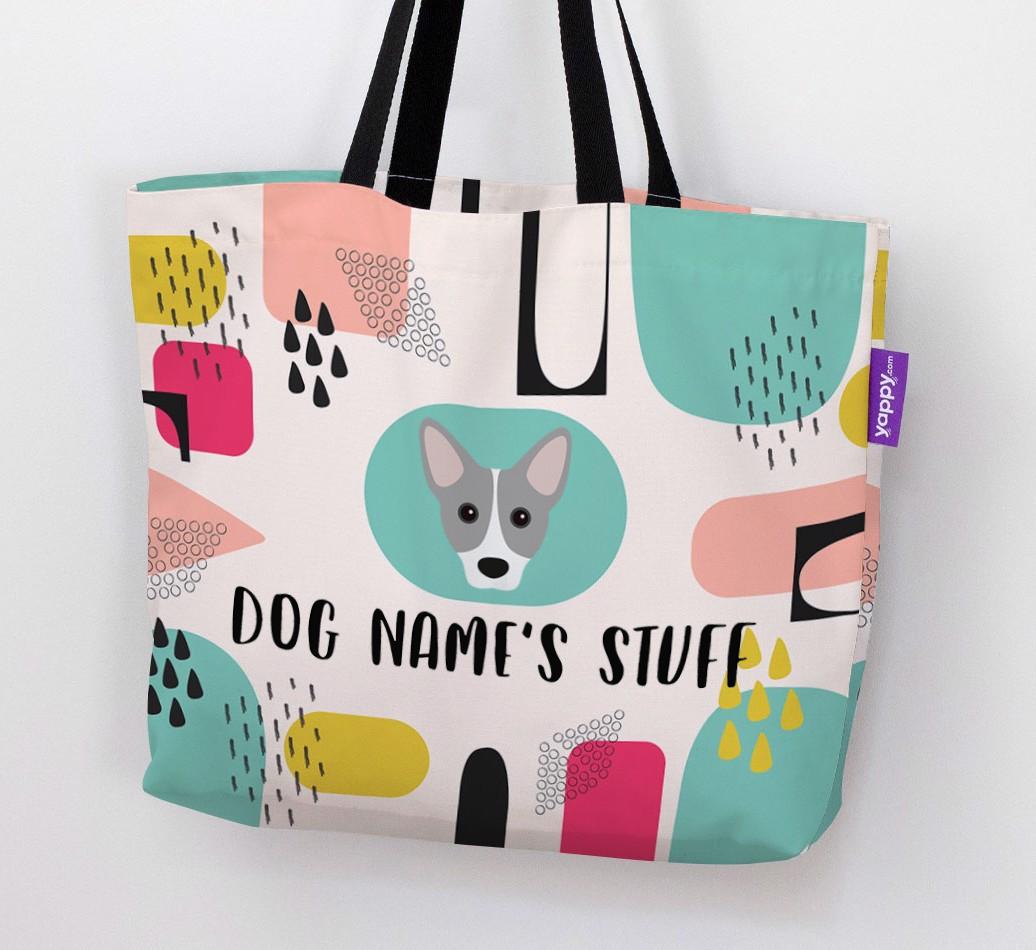 Personalized {dogsName} 'Stuff' Canvas Bag