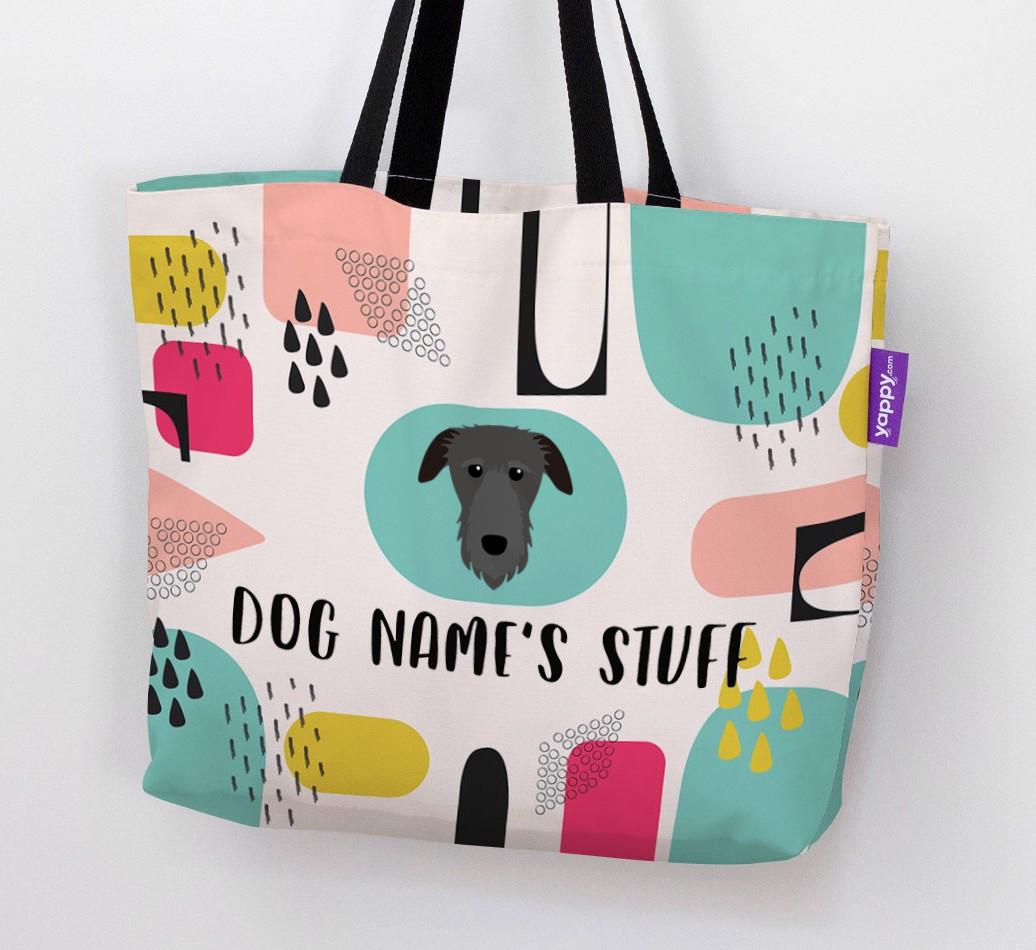 Personalized {dogsName} 'Stuff' Canvas Bag
