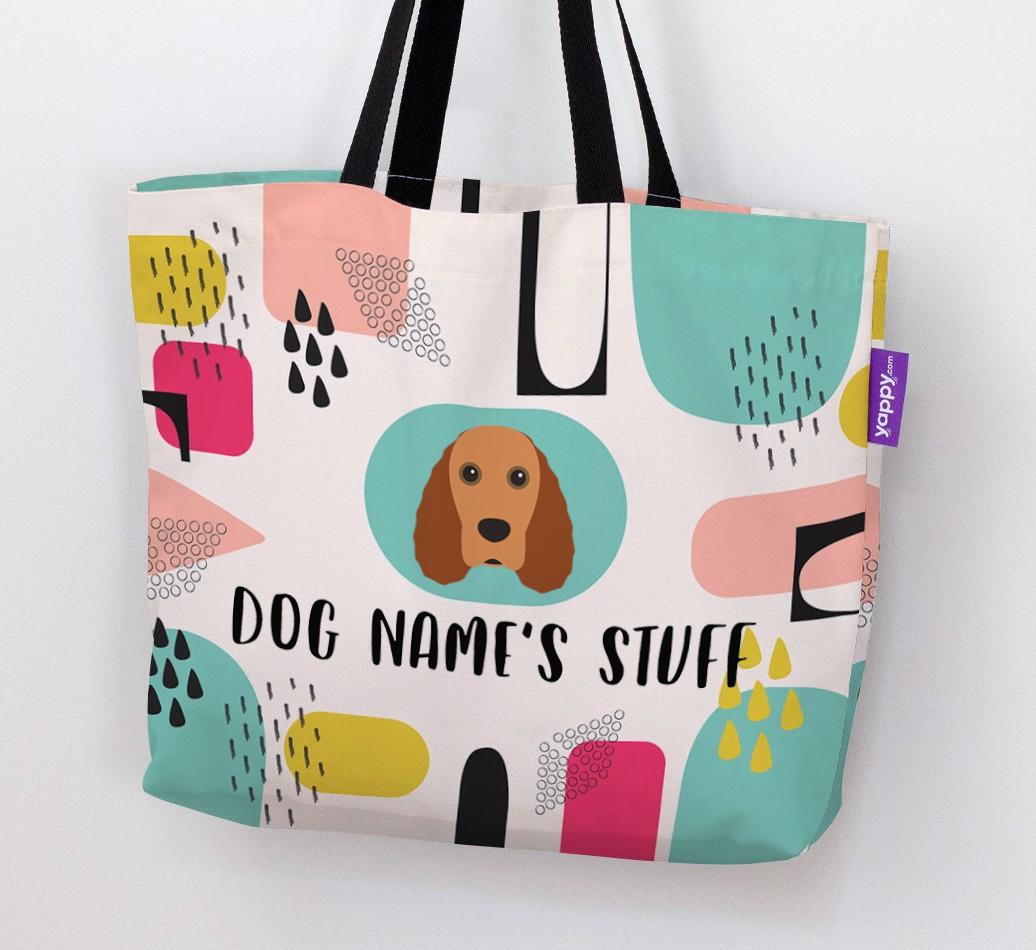 Personalized {dogsName} 'Stuff' Canvas Bag
