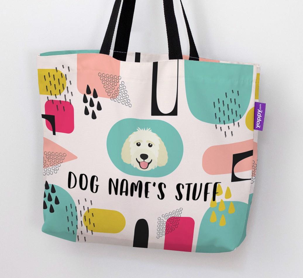 Personalized {dogsName} 'Stuff' Canvas Bag
