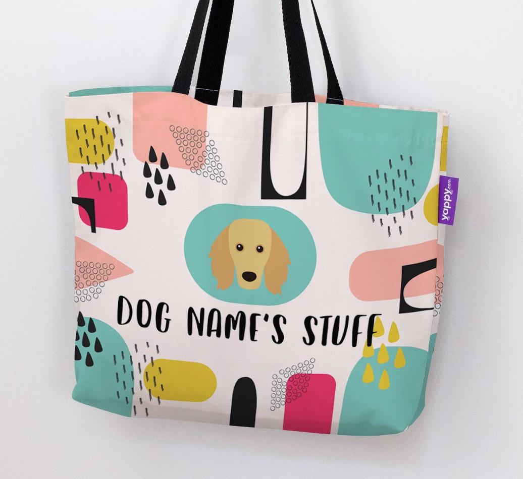 Personalized {dogsName} 'Stuff' Canvas Bag