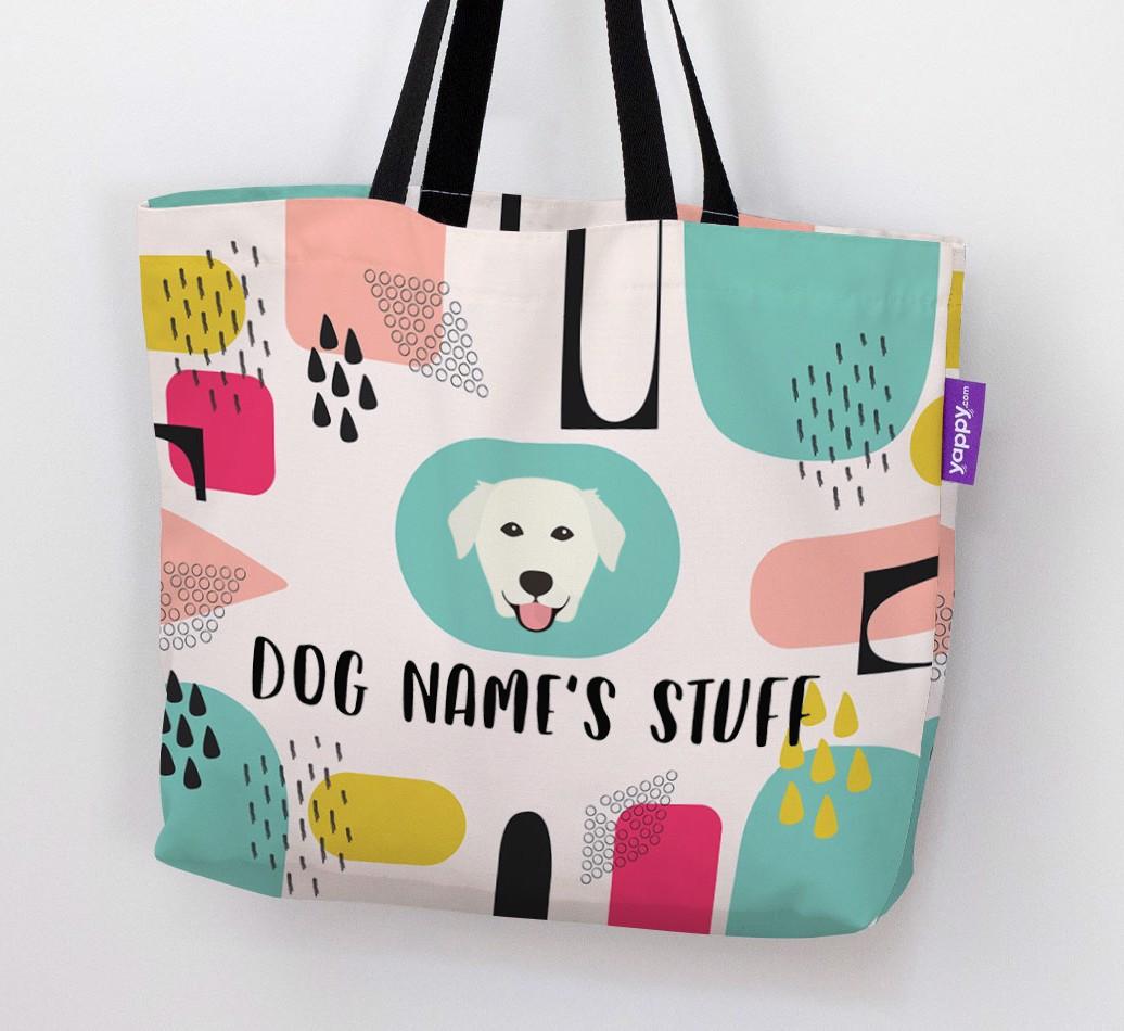 Personalized {dogsName} 'Stuff' Canvas Bag
