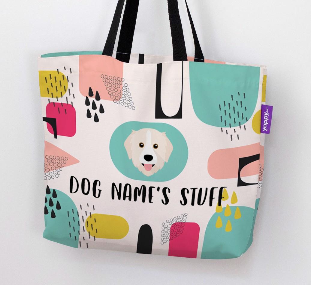Personalized {dogsName} 'Stuff' Canvas Bag