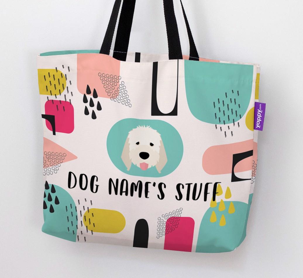 Personalized {dogsName} 'Stuff' Canvas Bag