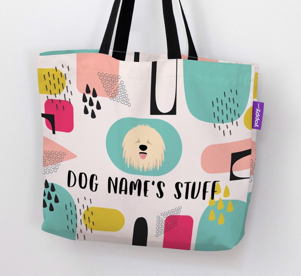 Personalized {dogsName} 'Stuff' Canvas Bag