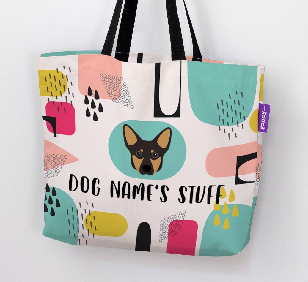 Personalized {dogsName} 'Stuff' Canvas Bag