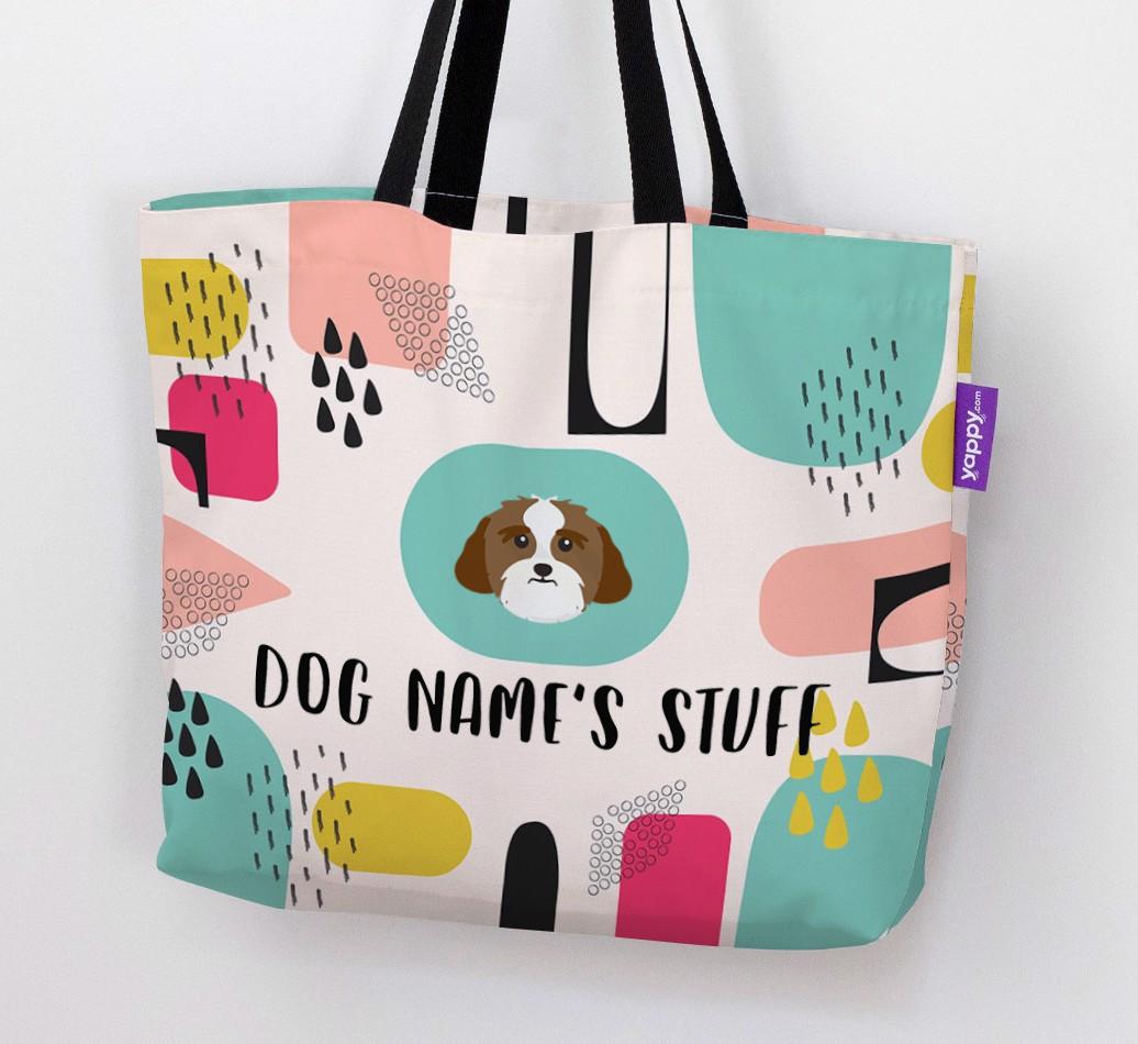 Personalized {dogsName} 'Stuff' Canvas Bag