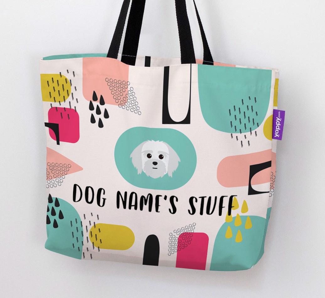 Personalized {dogsName} 'Stuff' Canvas Bag
