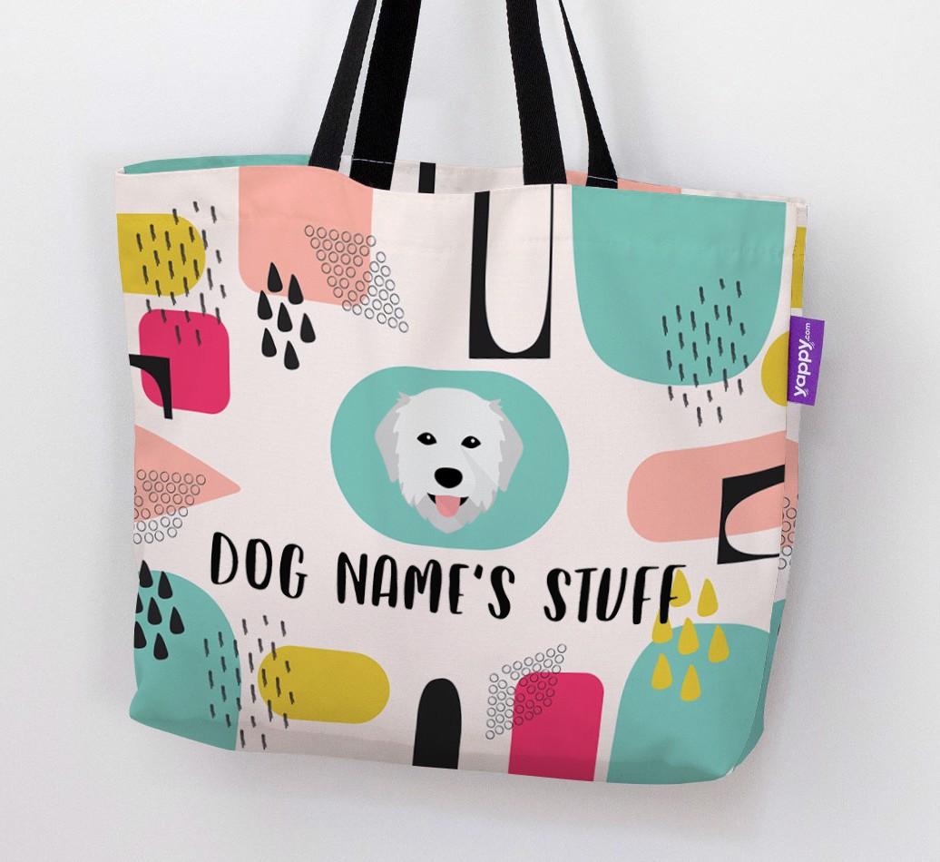 Personalized {dogsName} 'Stuff' Canvas Bag