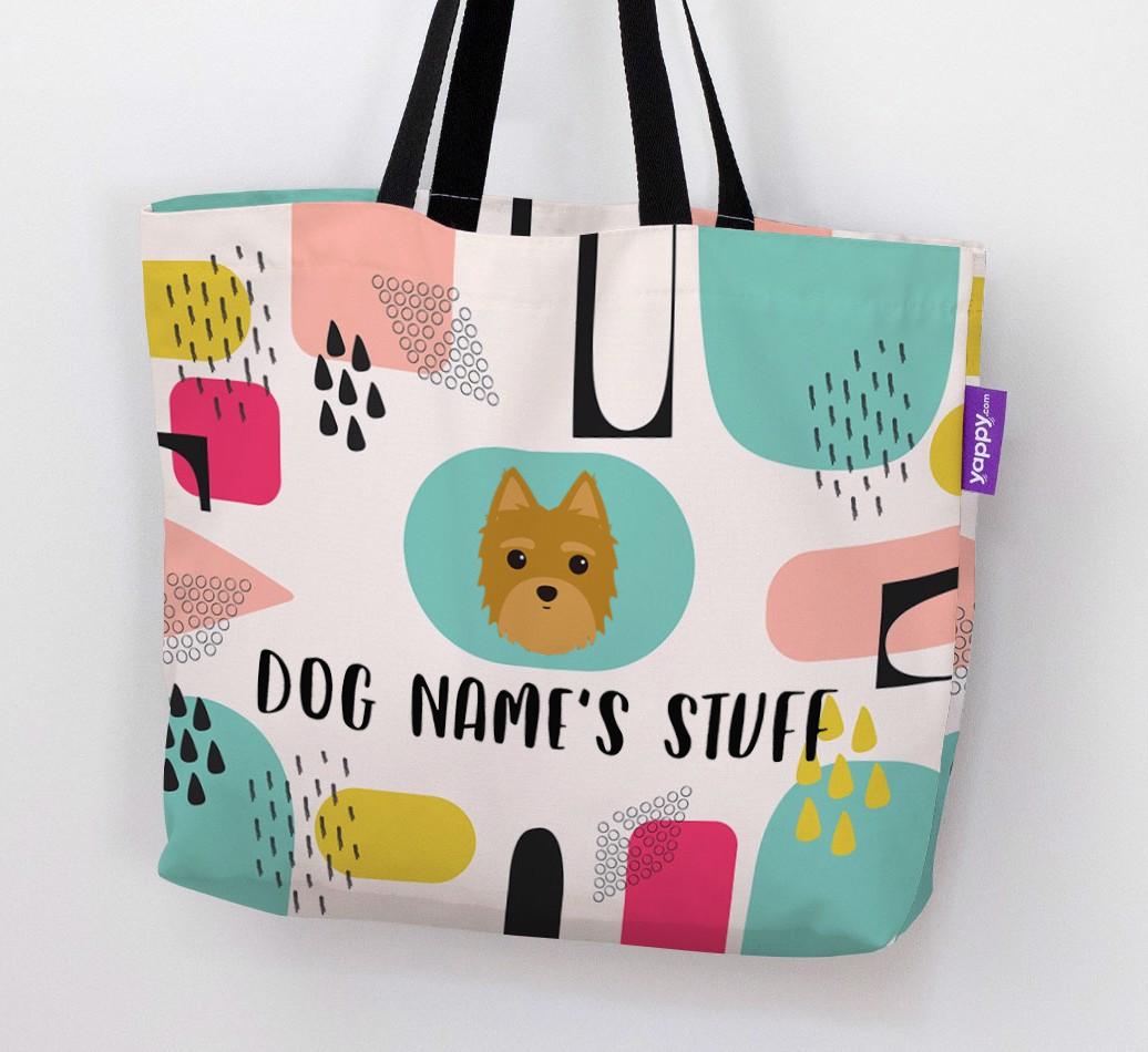 Personalized {dogsName} 'Stuff' Canvas Bag