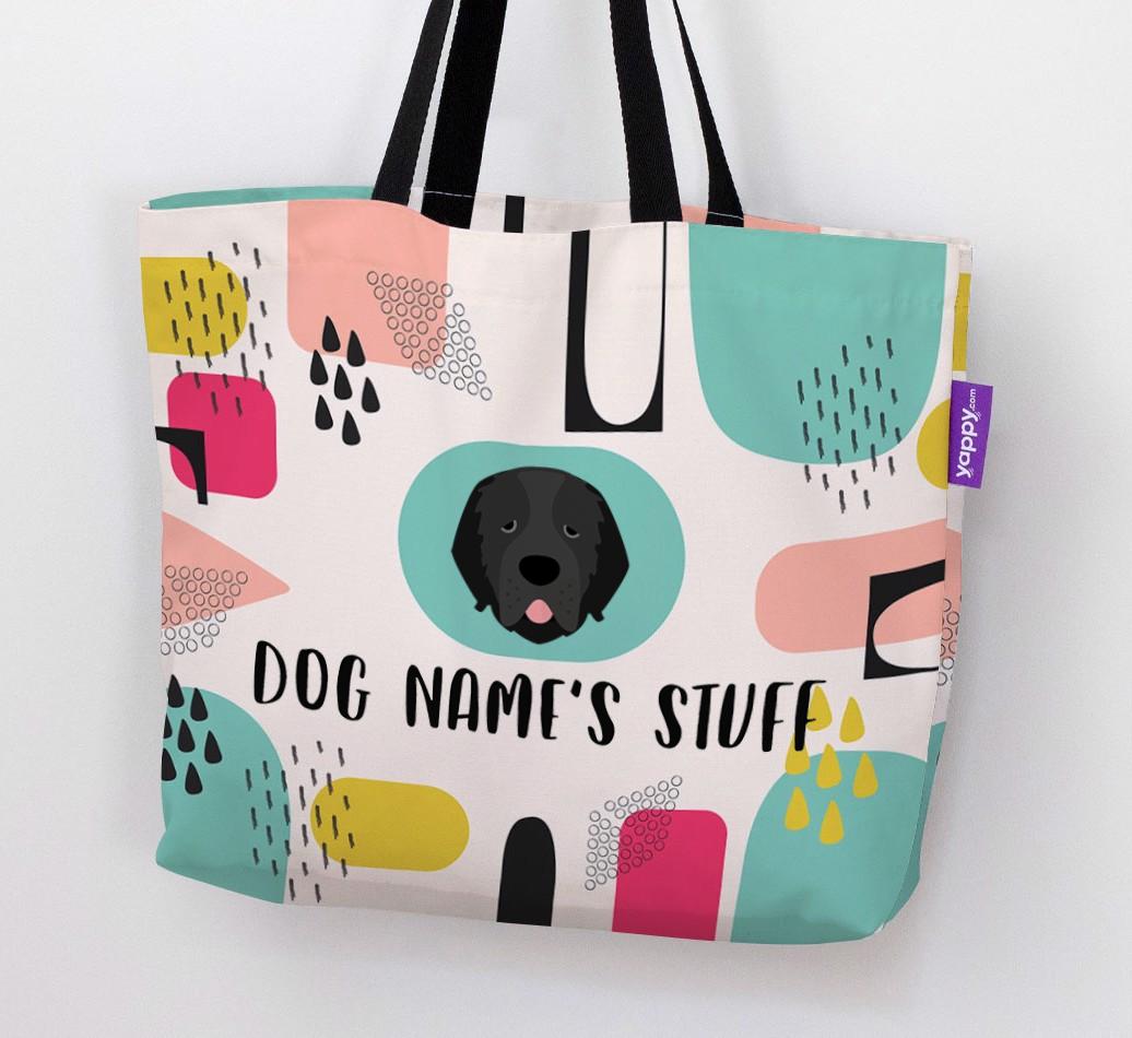 Personalized {dogsName} 'Stuff' Canvas Bag
