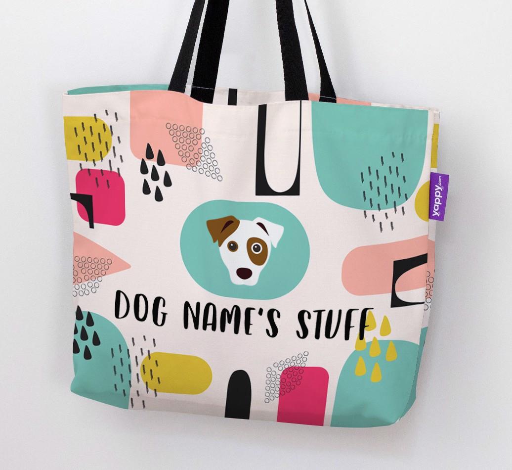 Personalized {dogsName} 'Stuff' Canvas Bag