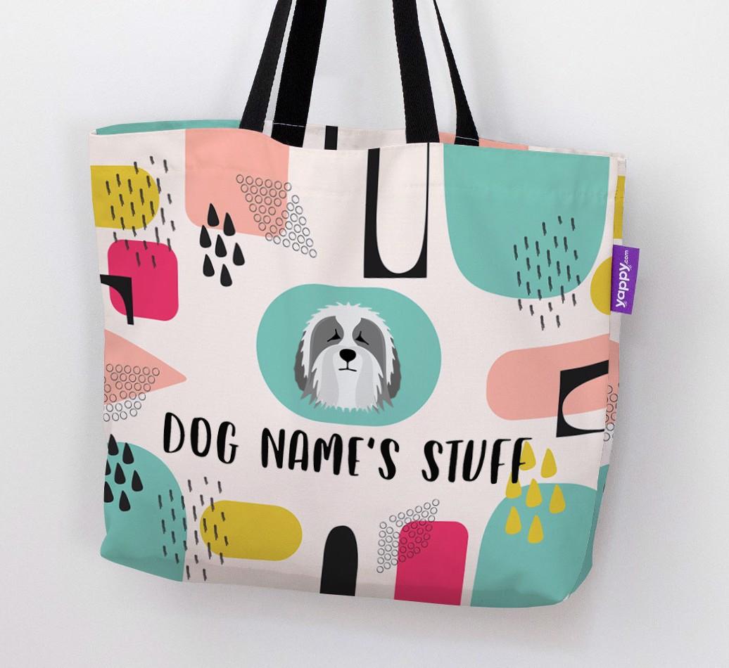 Personalized {dogsName} 'Stuff' Canvas Bag
