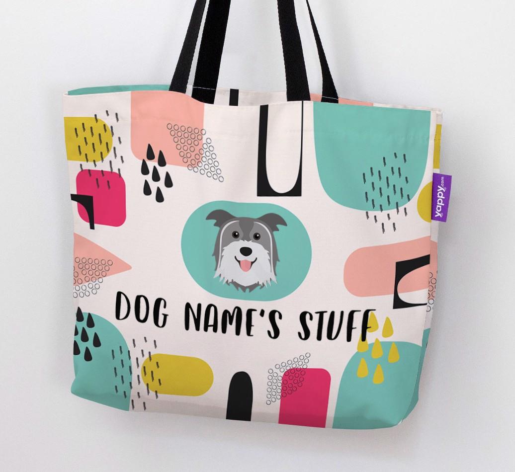 Personalized {dogsName} 'Stuff' Canvas Bag