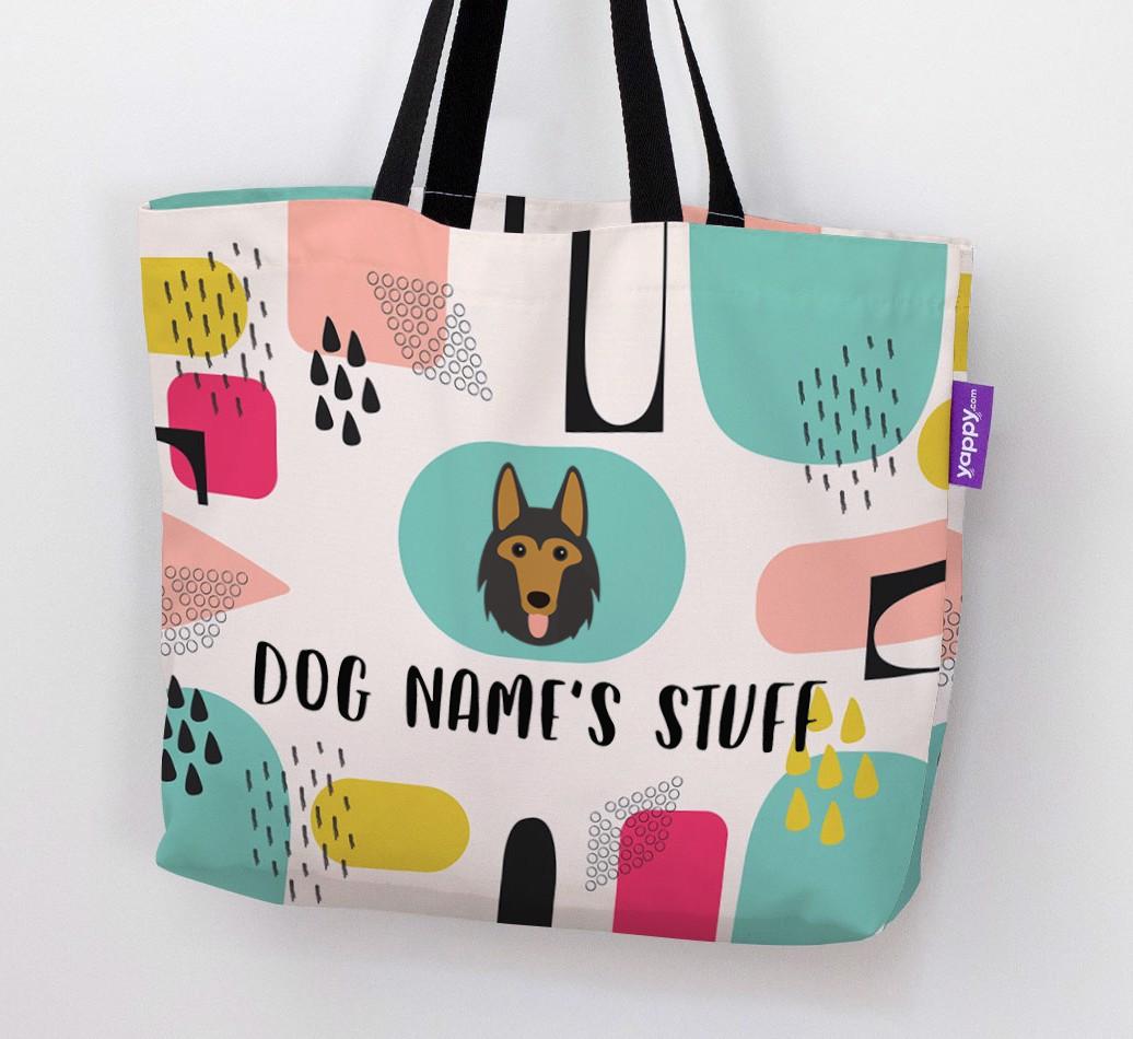 Personalized {dogsName} 'Stuff' Canvas Bag