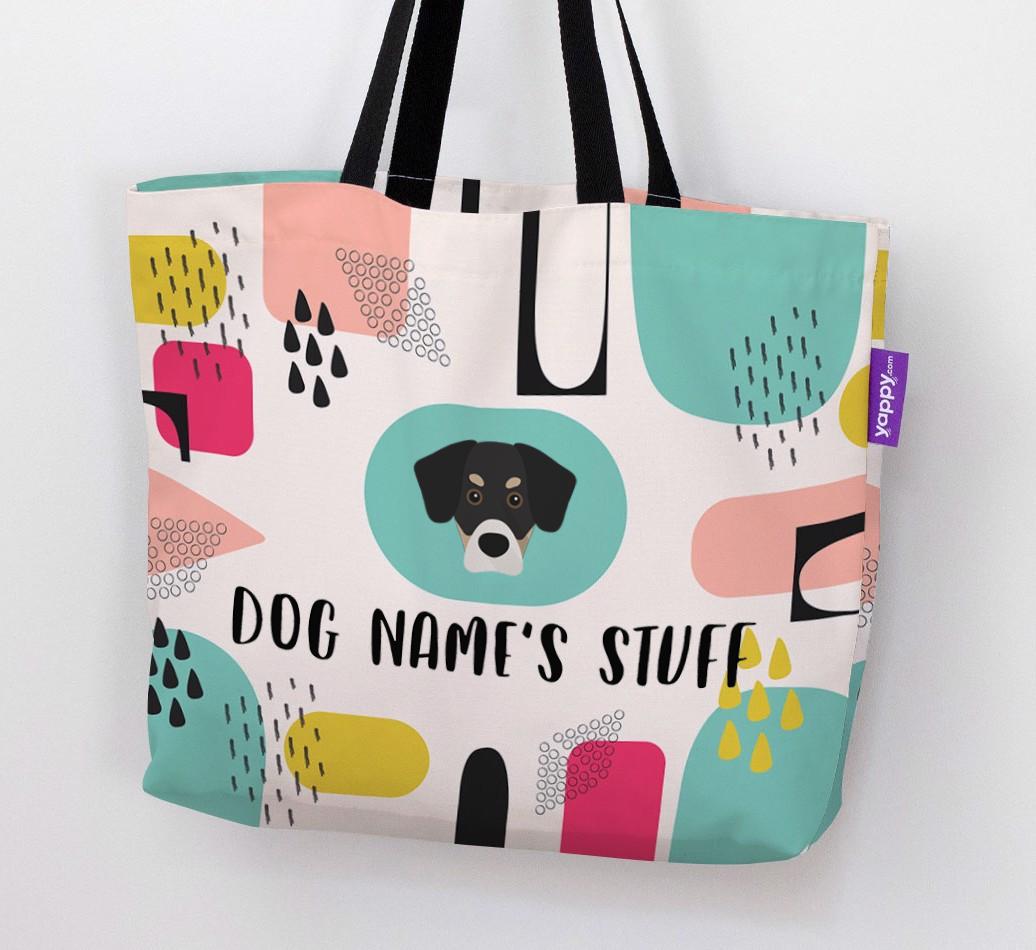 Personalised {dogsName} 'Stuff' Canvas Bag