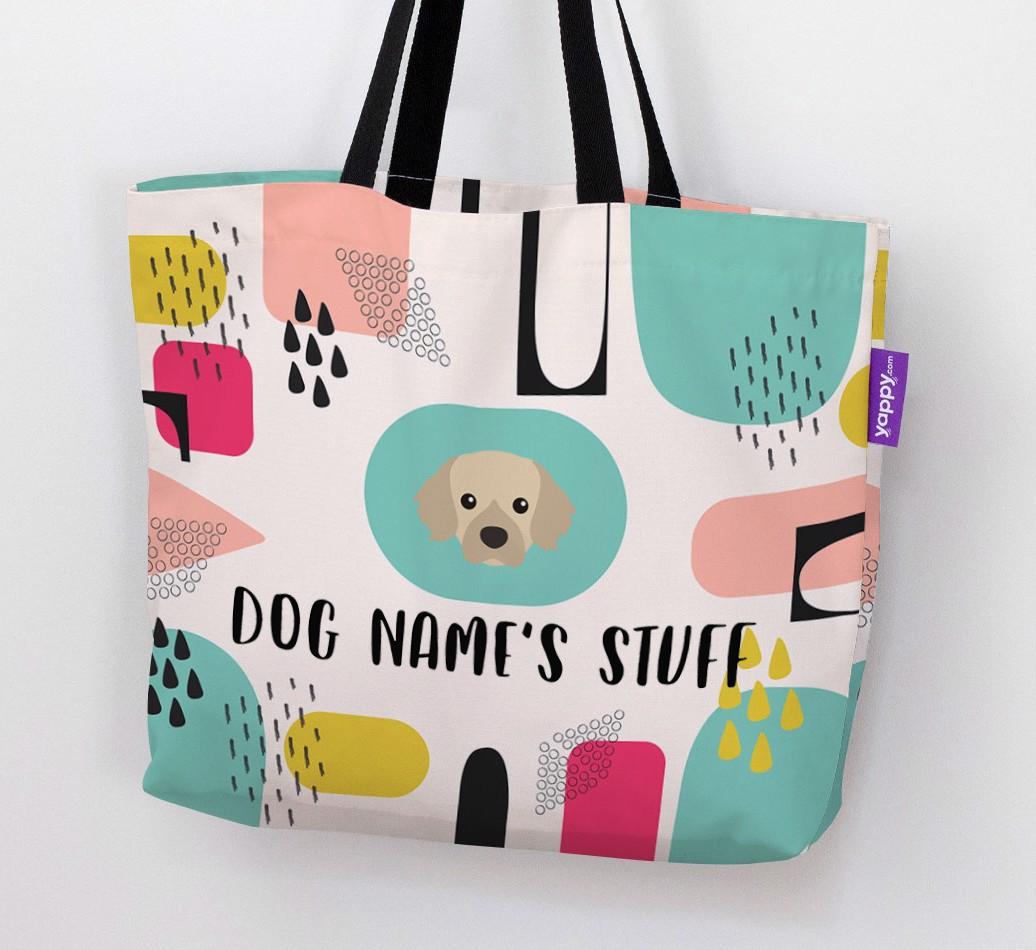 Personalized {dogsName} 'Stuff' Canvas Bag