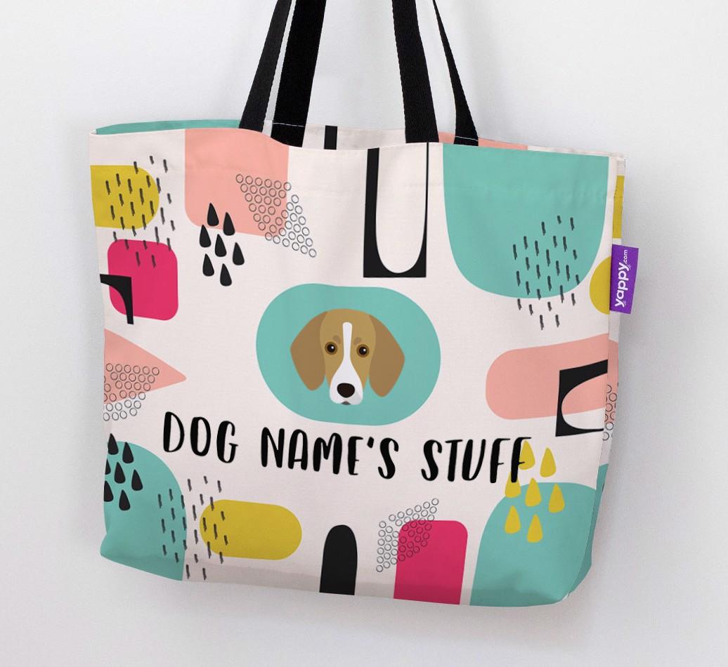 Personalized {dogsName} 'Stuff' Canvas Bag