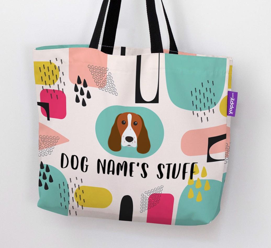 Personalised {dogsName} 'Stuff' Canvas Bag