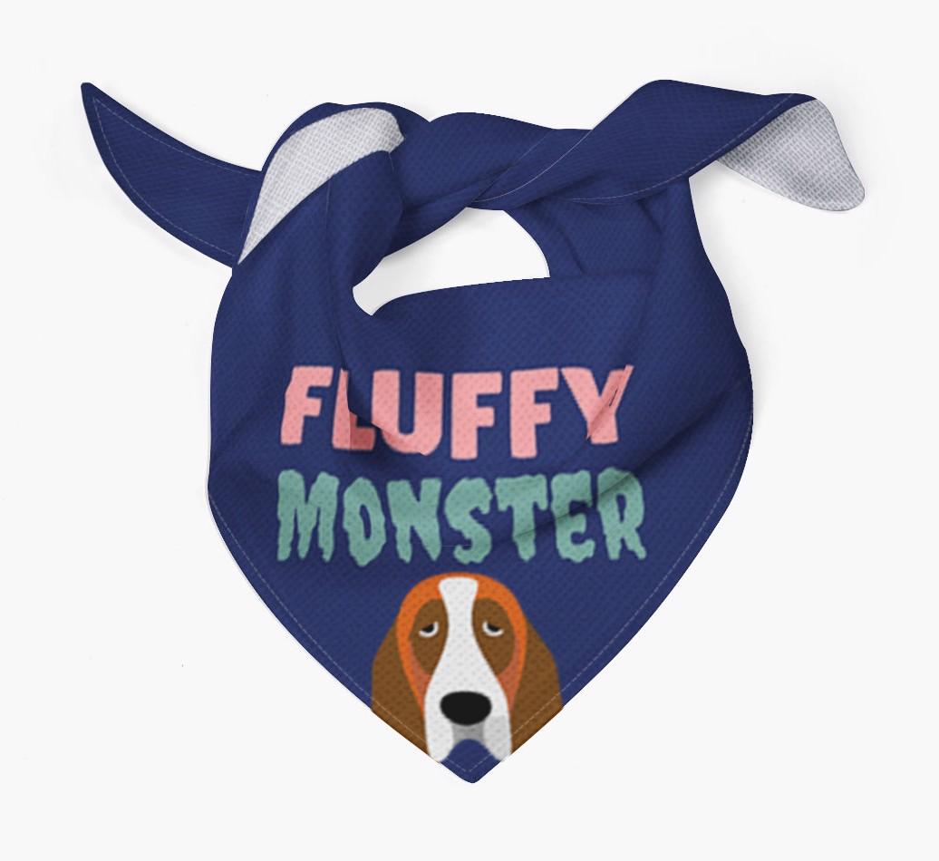 'Fluffy Monster' Dog Bandana for your {breedFullName}