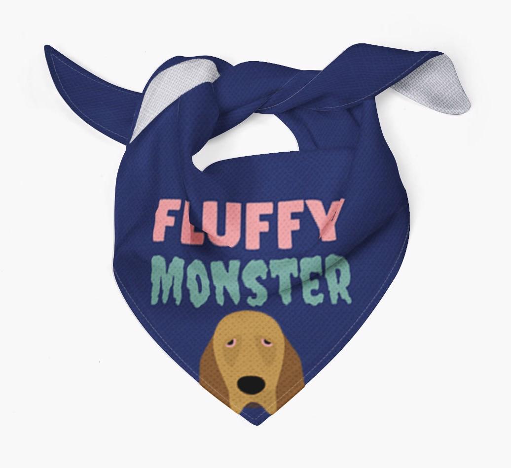 'Fluffy Monster' Dog Bandana for your {breedFullName}