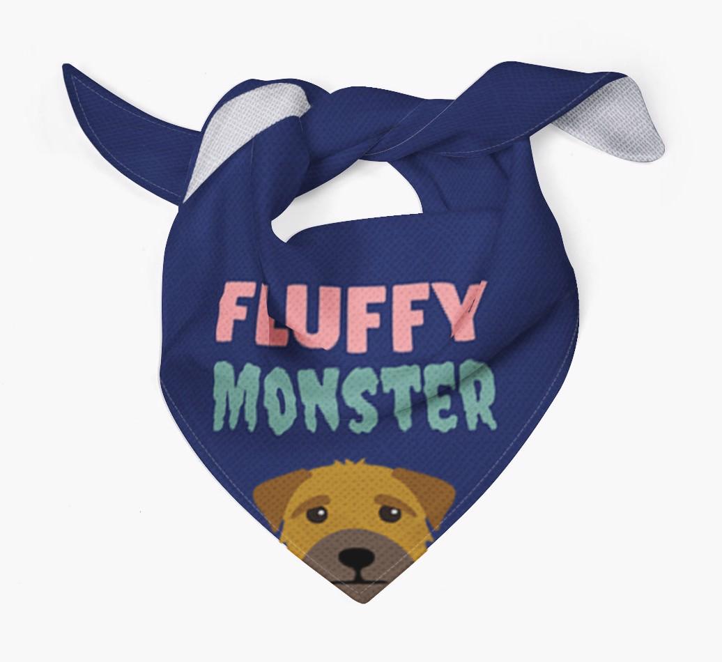 'Fluffy Monster' Dog Bandana for your {breedFullName}
