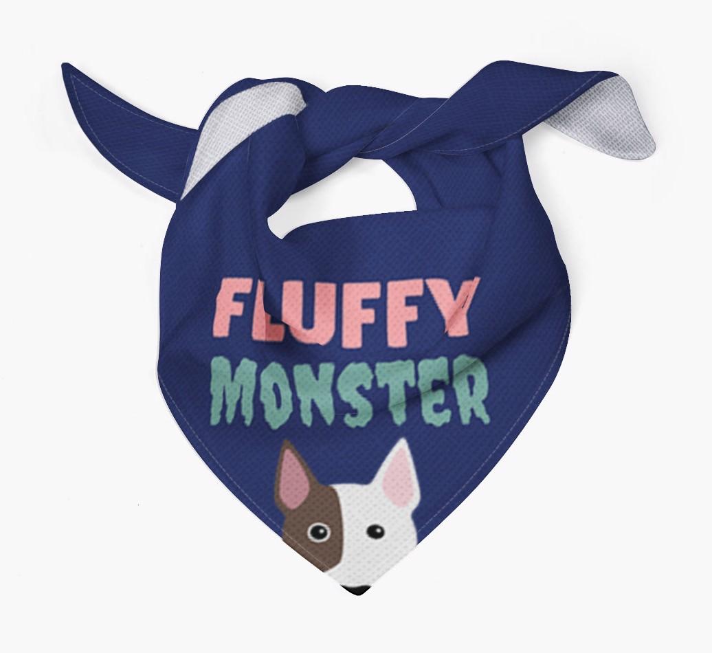 'Fluffy Monster' Dog Bandana for your {breedFullName}
