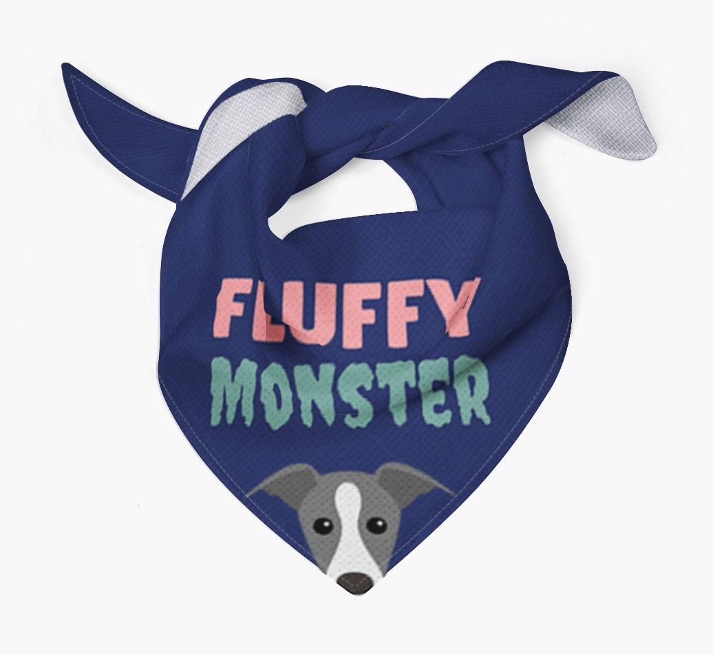 'Fluffy Monster' Dog Bandana for your {breedFullName}