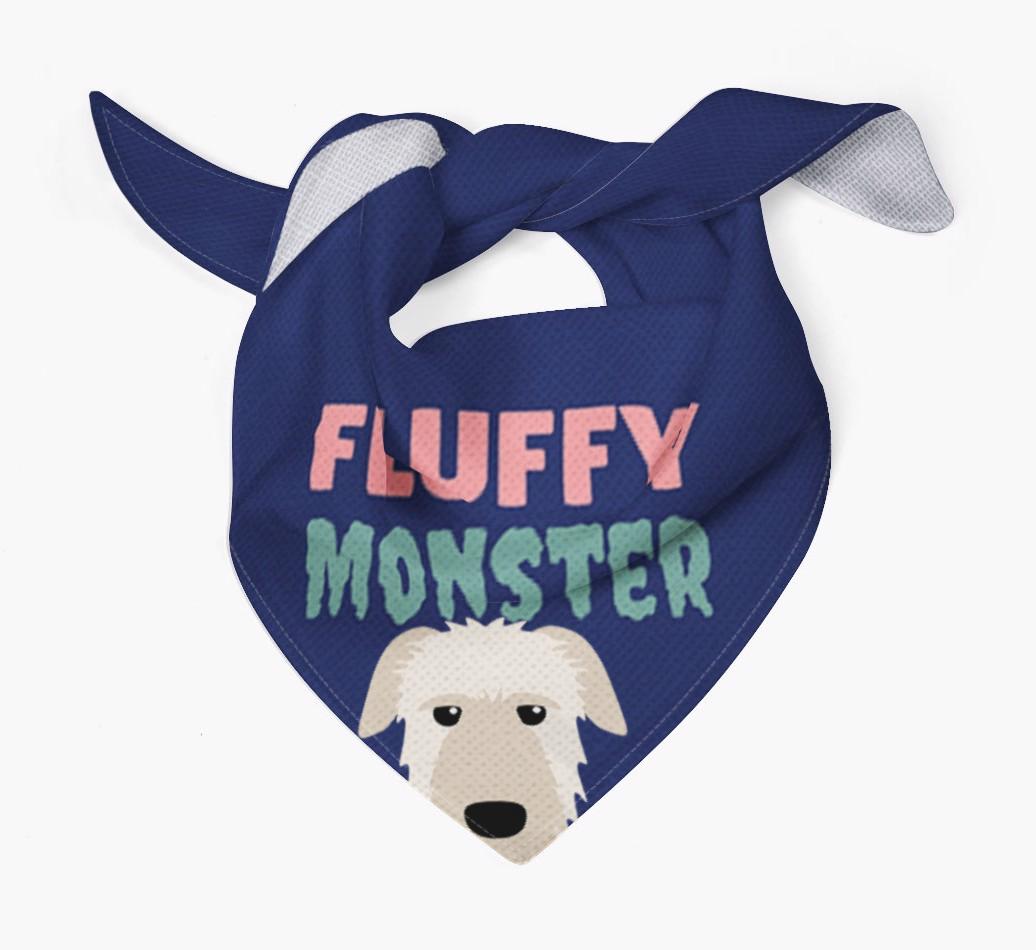 'Fluffy Monster' Dog Bandana for your {breedFullName}