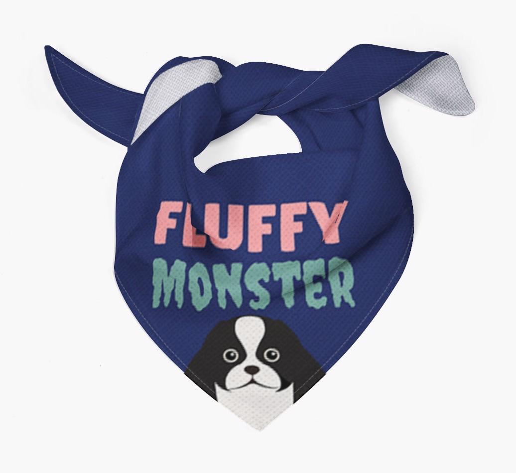 'Fluffy Monster' Dog Bandana for your {breedFullName}