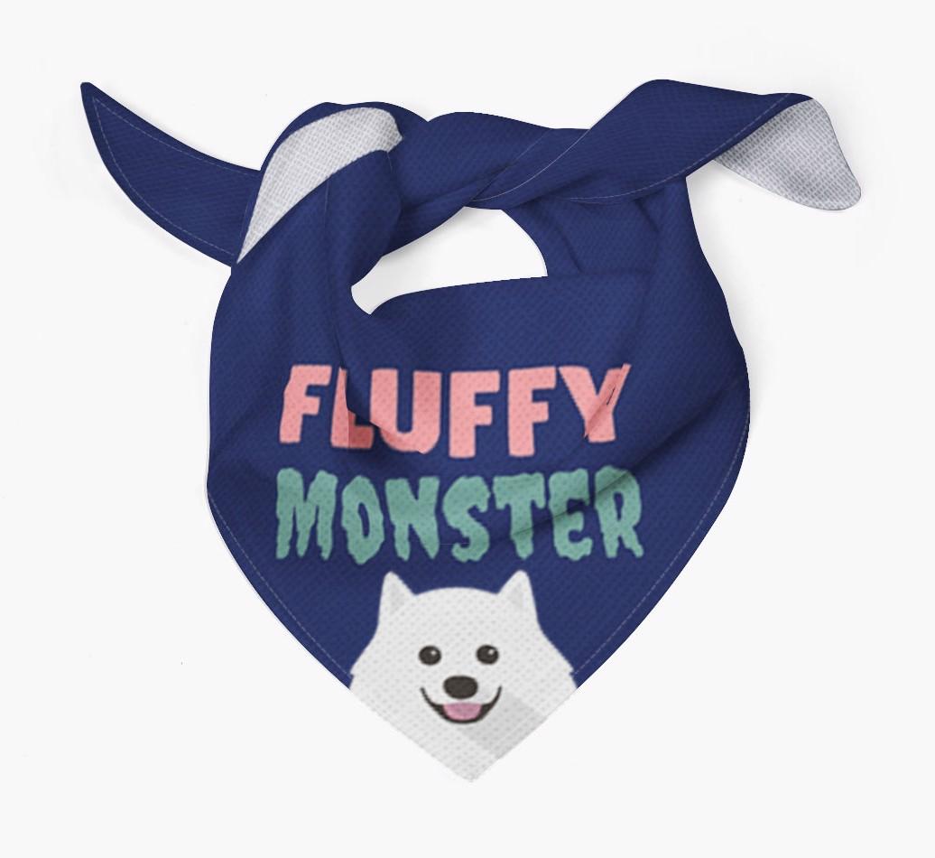 'Fluffy Monster' Dog Bandana for your {breedFullName}