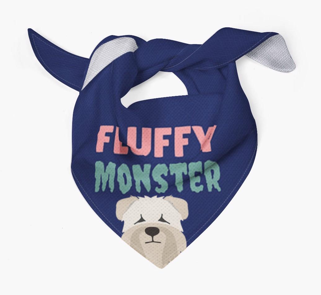 'Fluffy Monster' Dog Bandana for your {breedFullName}