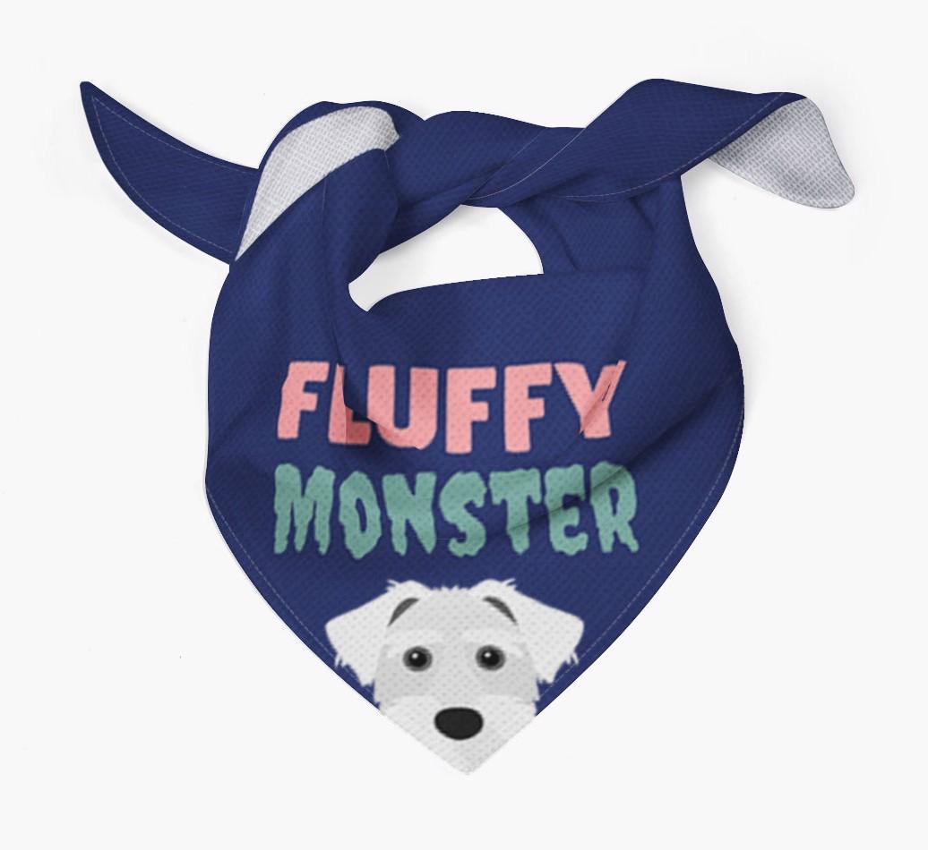 'Fluffy Monster' Dog Bandana for your {breedFullName}