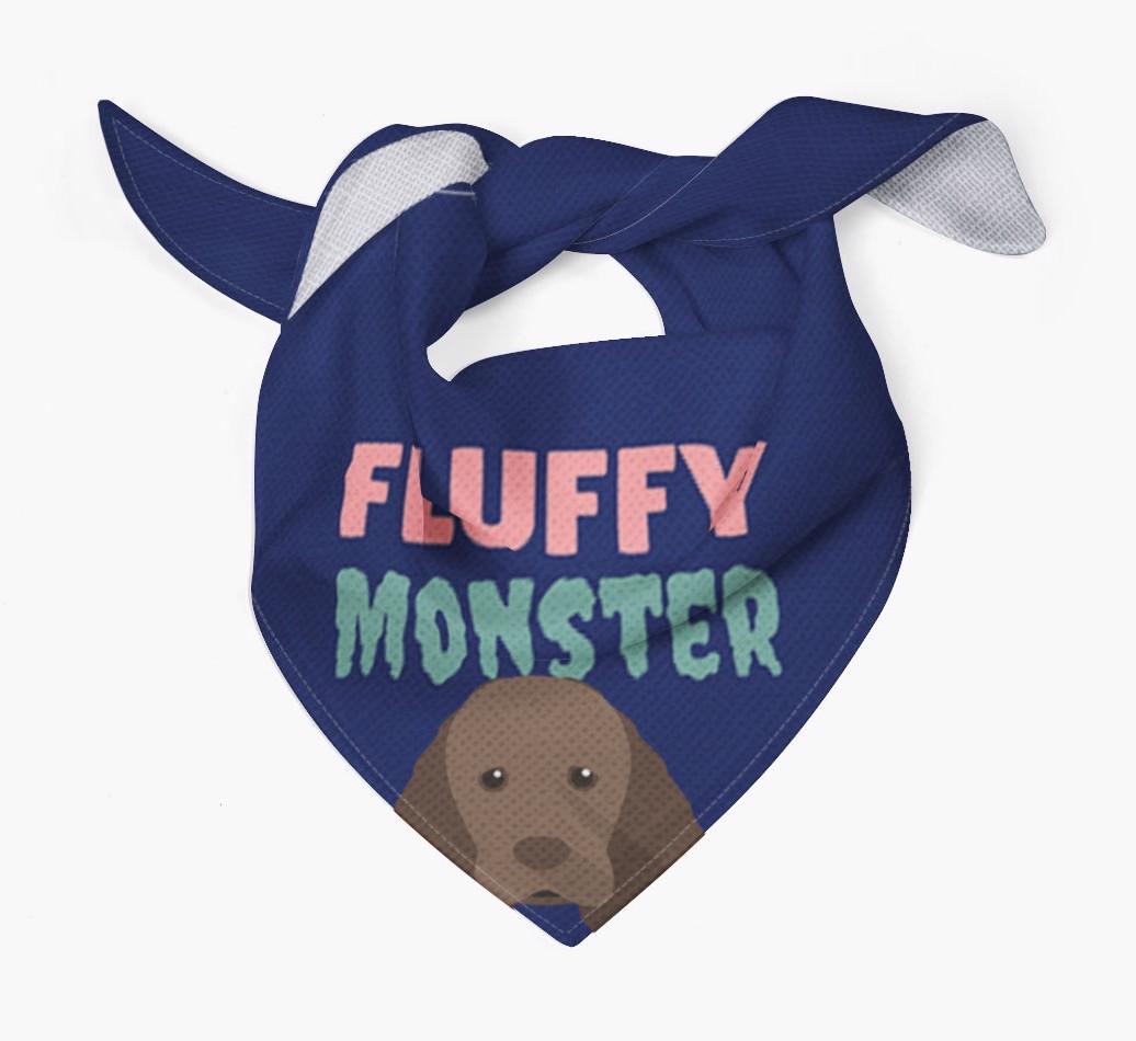 'Fluffy Monster' Dog Bandana for your {breedFullName}