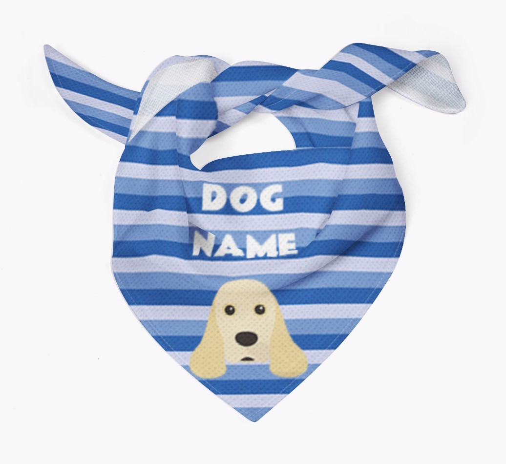 Personalised 'Stripes' Bandana for your {breedFullName}
