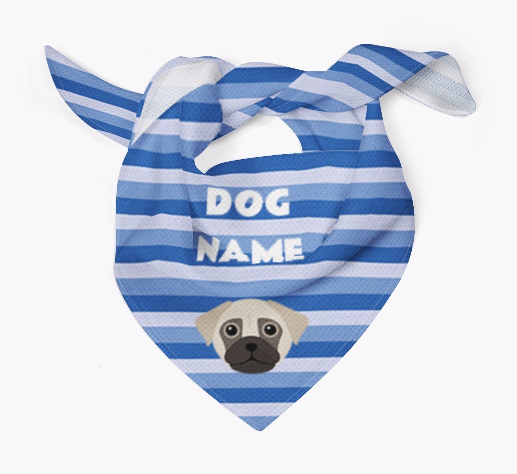 Personalized 'Stripes' Bandana for your {breedFullName}