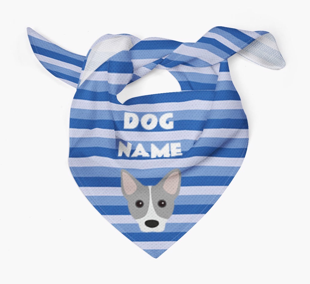 Personalised 'Stripes' Bandana for your {breedFullName}