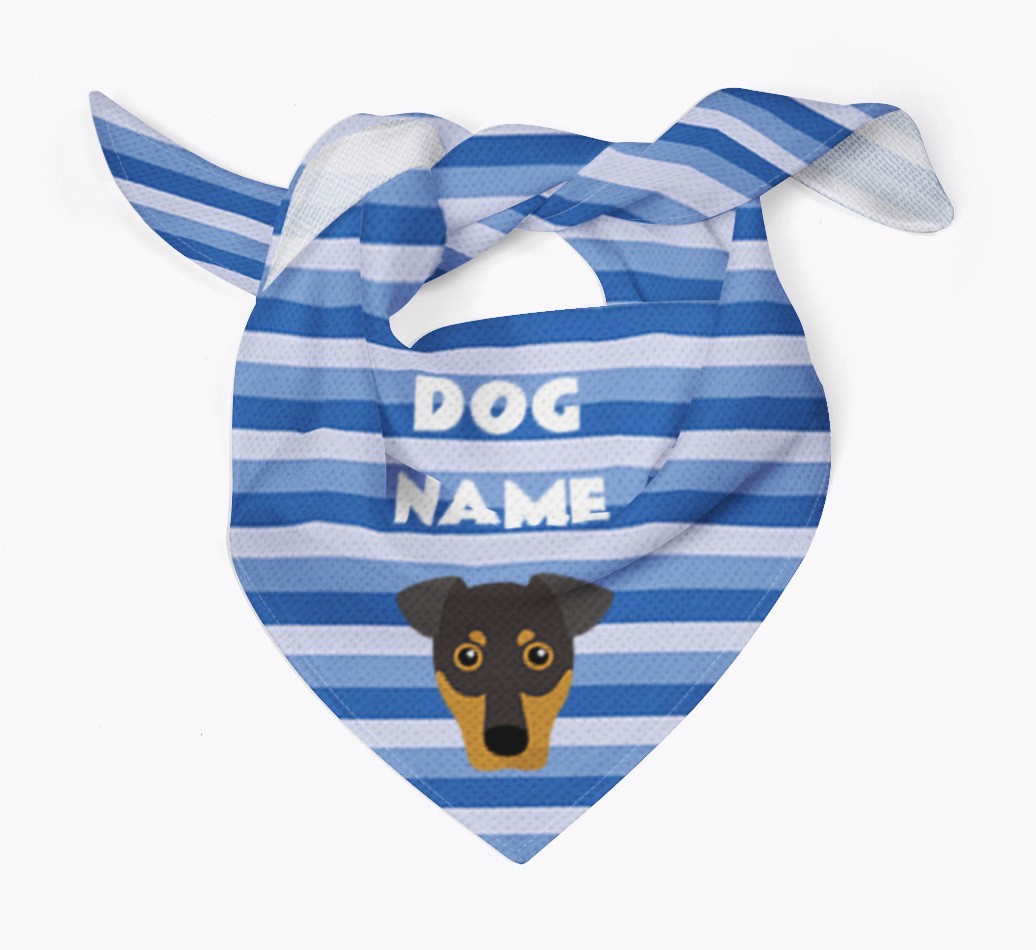 Personalised 'Stripes' Bandana for your {breedFullName}