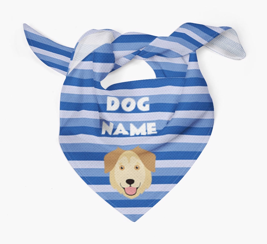 Personalised 'Stripes' Bandana for your {breedFullName}