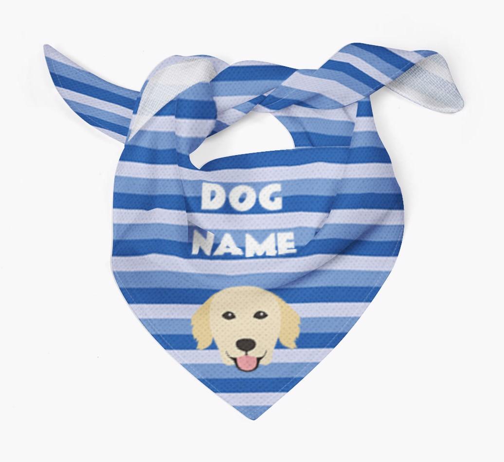 Personalized 'Stripes' Bandana for your {breedFullName}