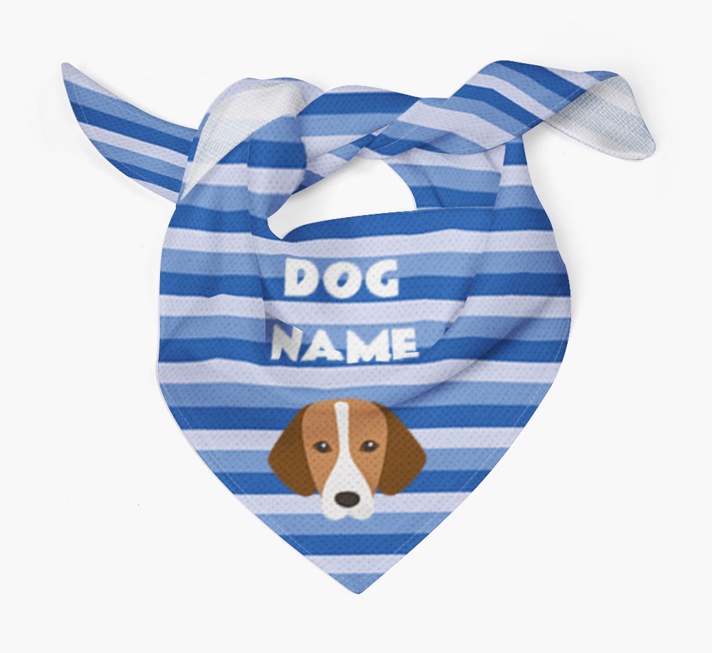 Personalised 'Stripes' Bandana for your {breedFullName}
