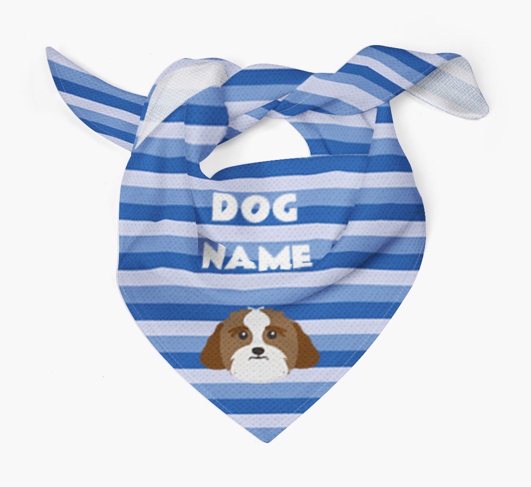 Personalised 'Stripes' Bandana for your {breedFullName}