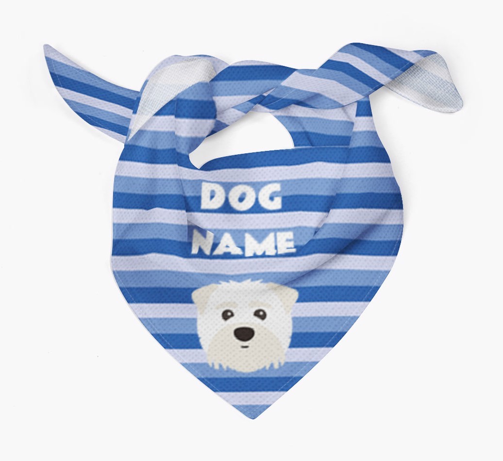 Personalised 'Stripes' Bandana for your {breedFullName}